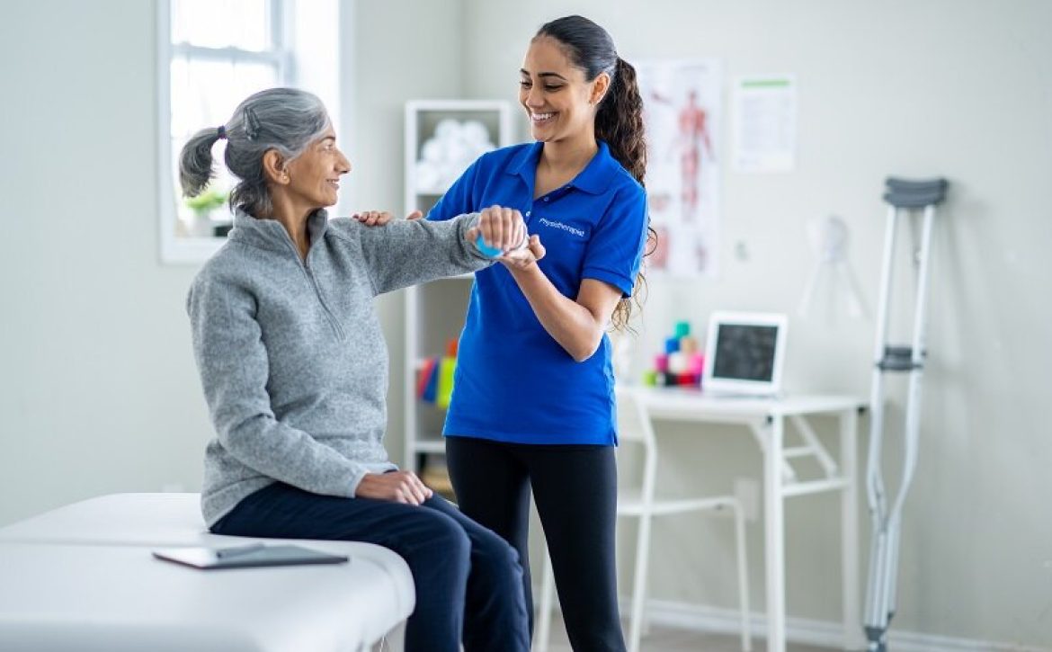 Stretching at Physiotherapy