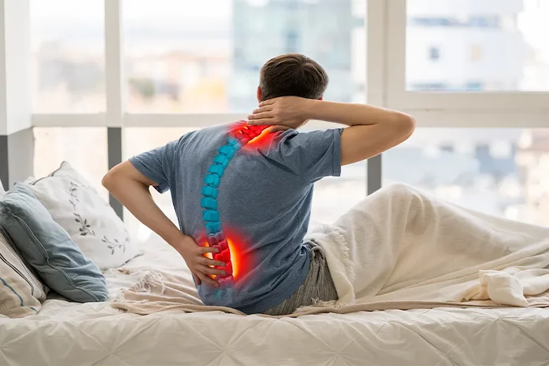 تصویری از درد دیسک کمر از کجاست