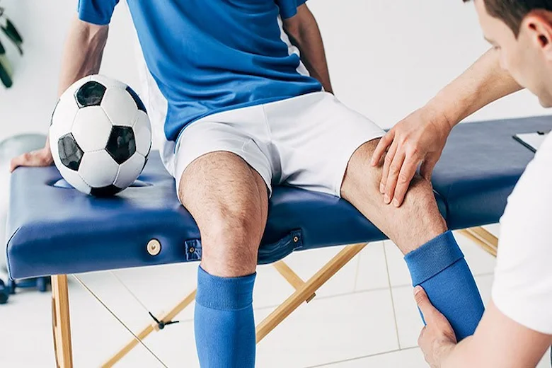 تصویری از زانو درد بعد از دویدن