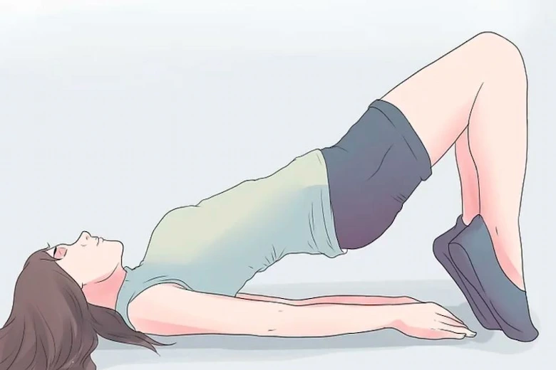 تصویری از حرکات اصلاحی سیاتیک کمر