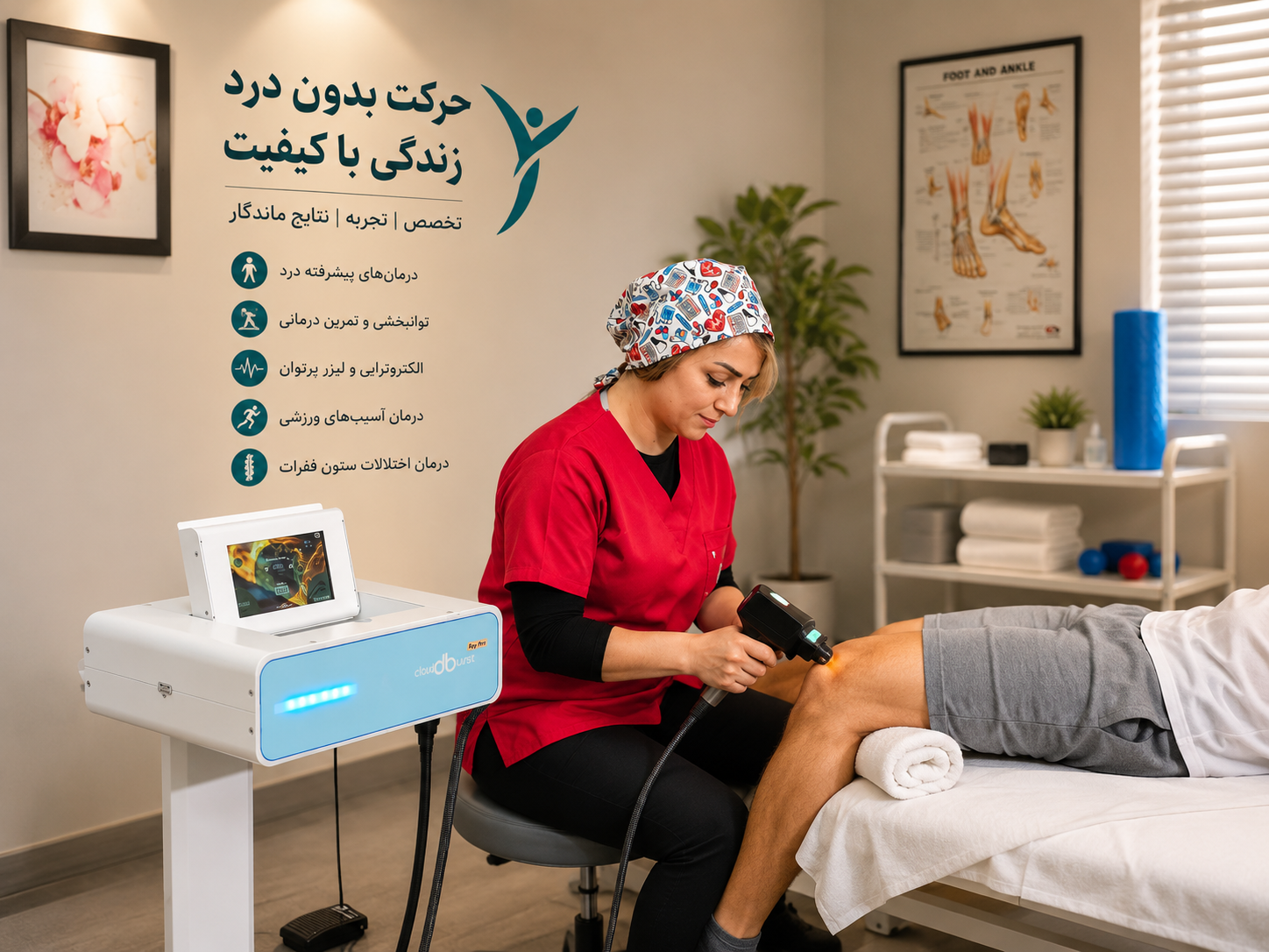 بهترین کلینیک فیزیوتراپی در نیاوران